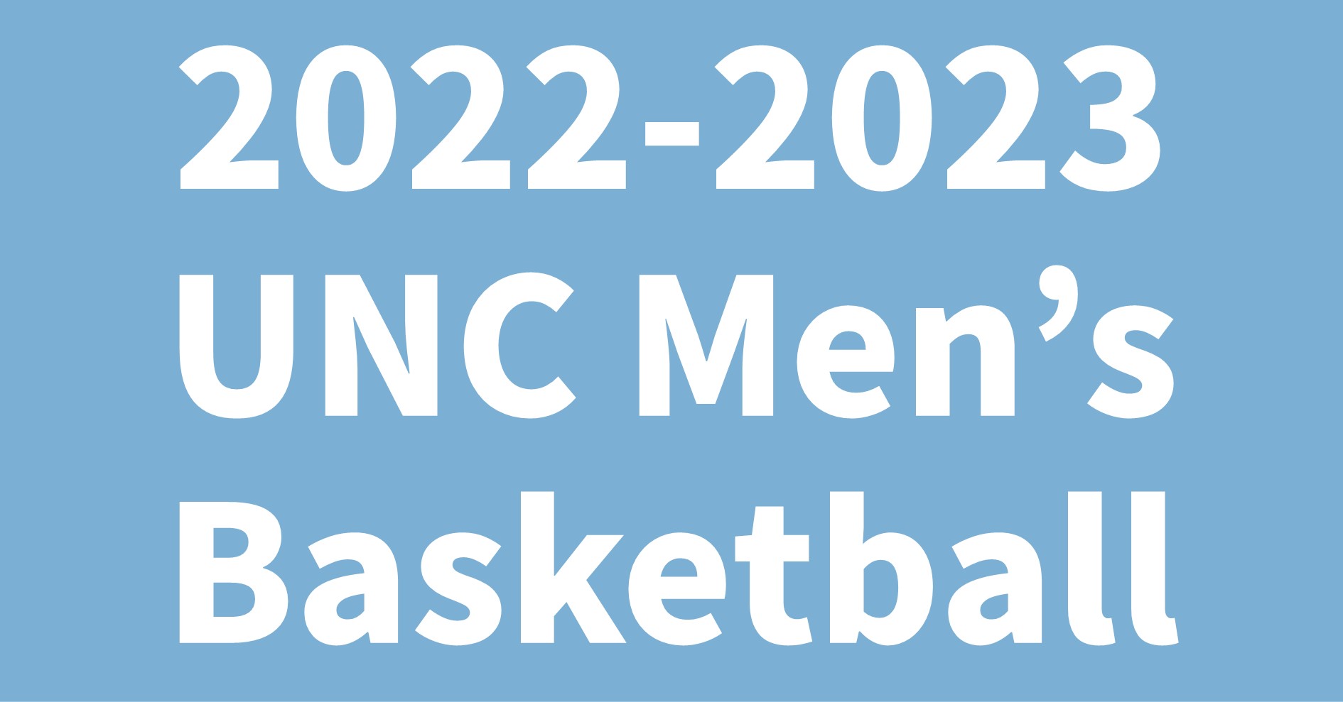 2022-2023 UNC Men's Basketball