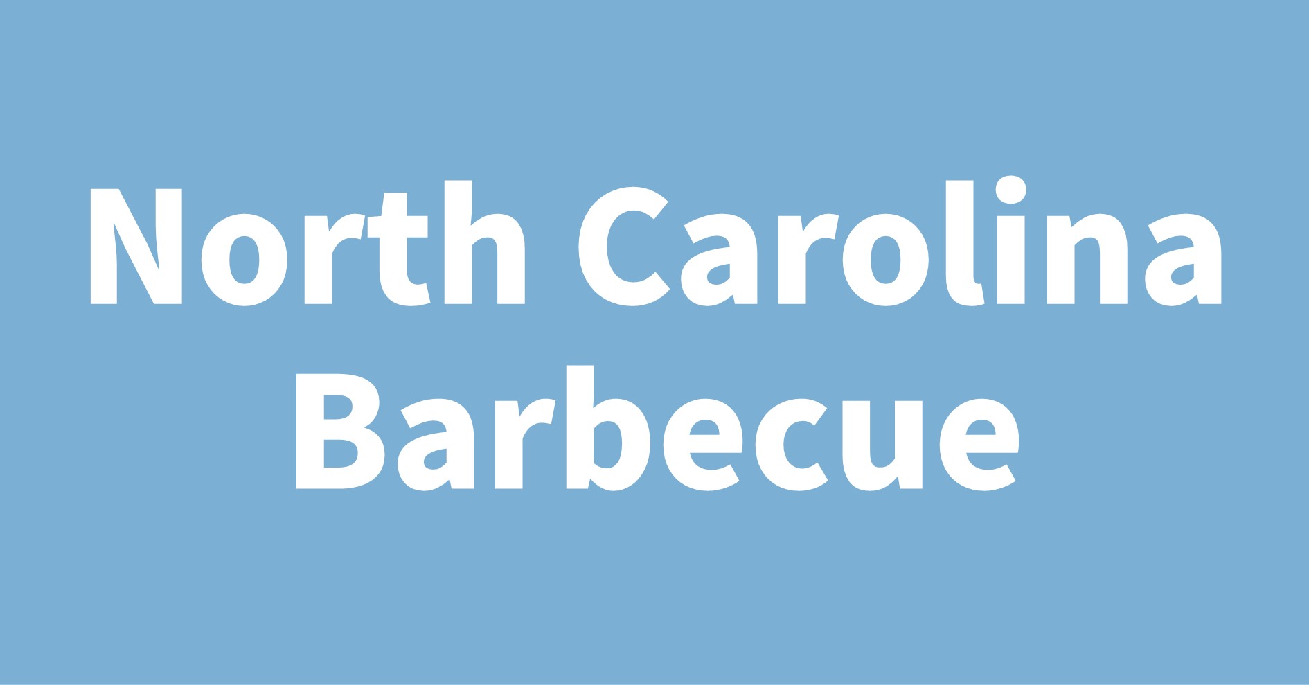 North Carolina Barbecue