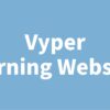 Vyper Learning Websites