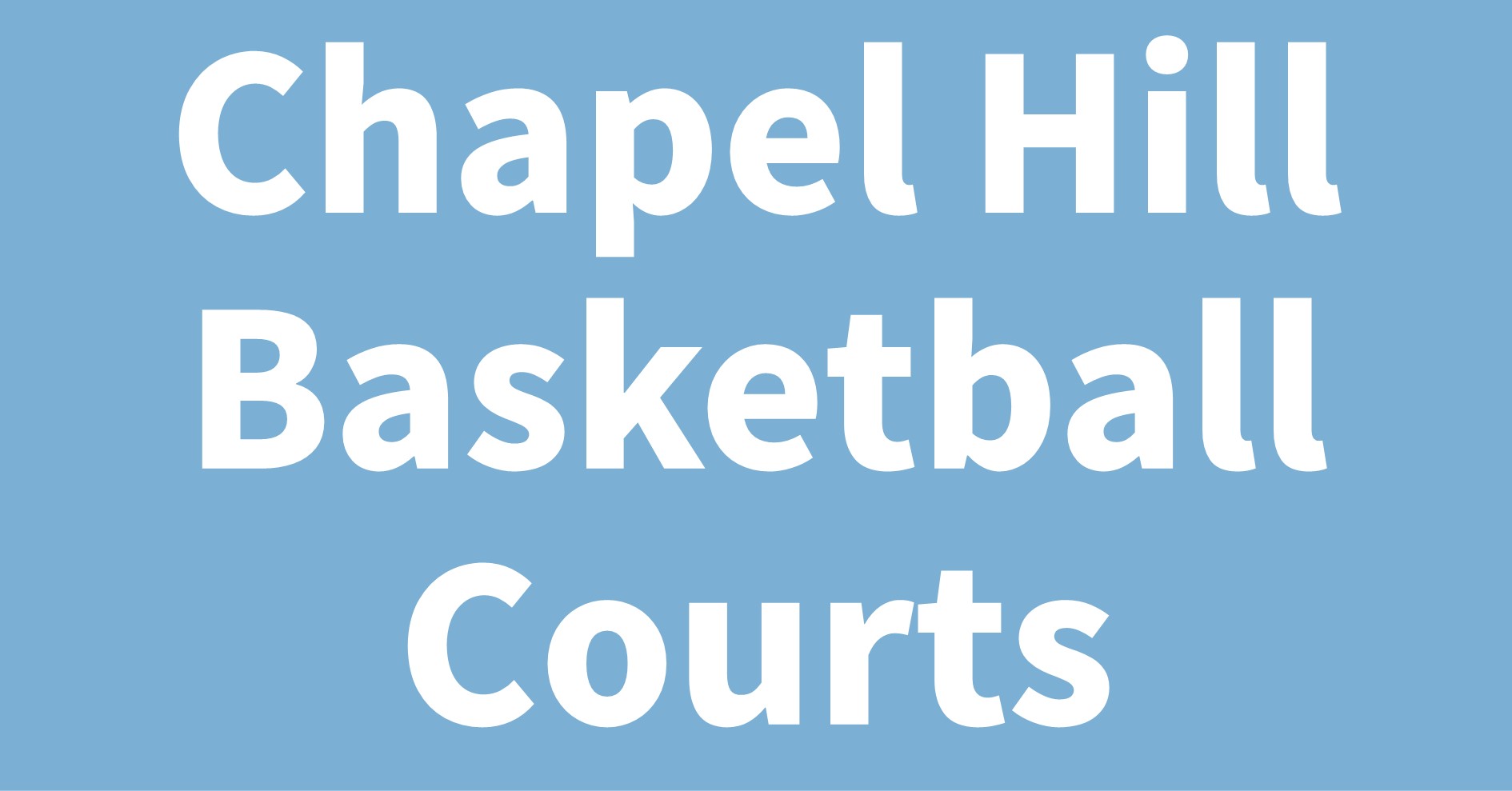 Chapel Hill Basketball Courts
