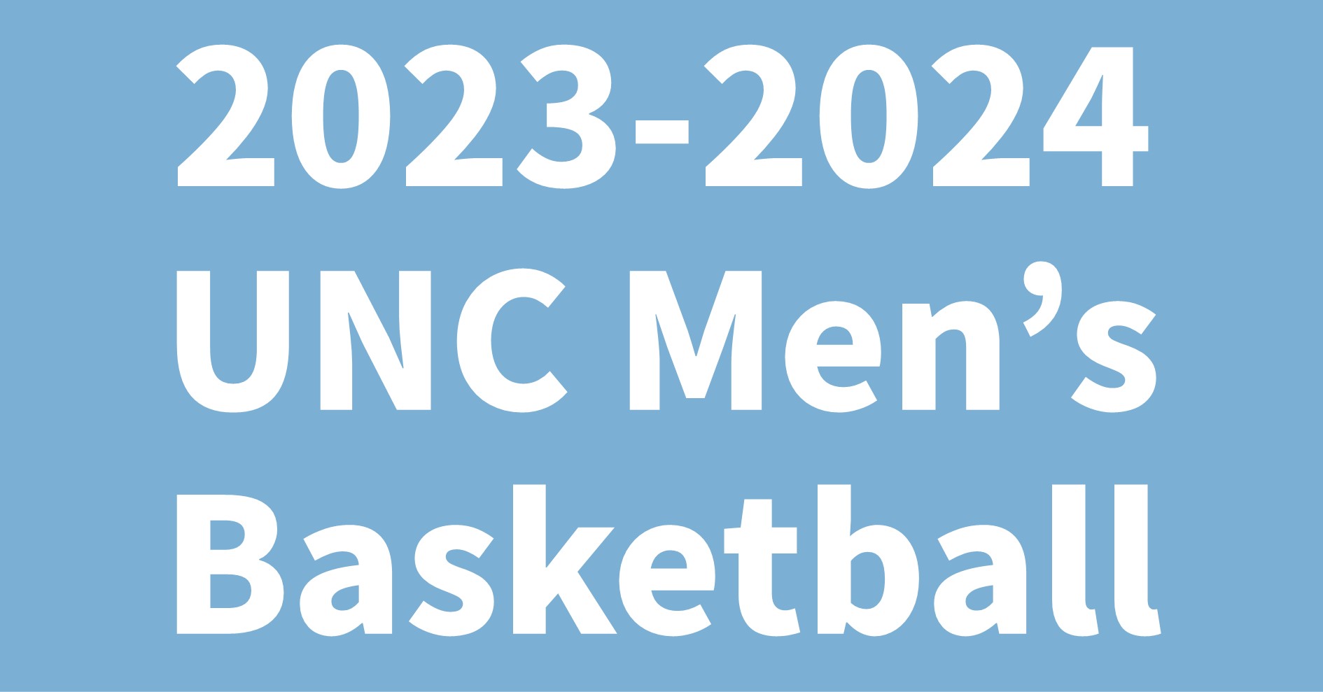 2023-2024 UNC Men's Basketball