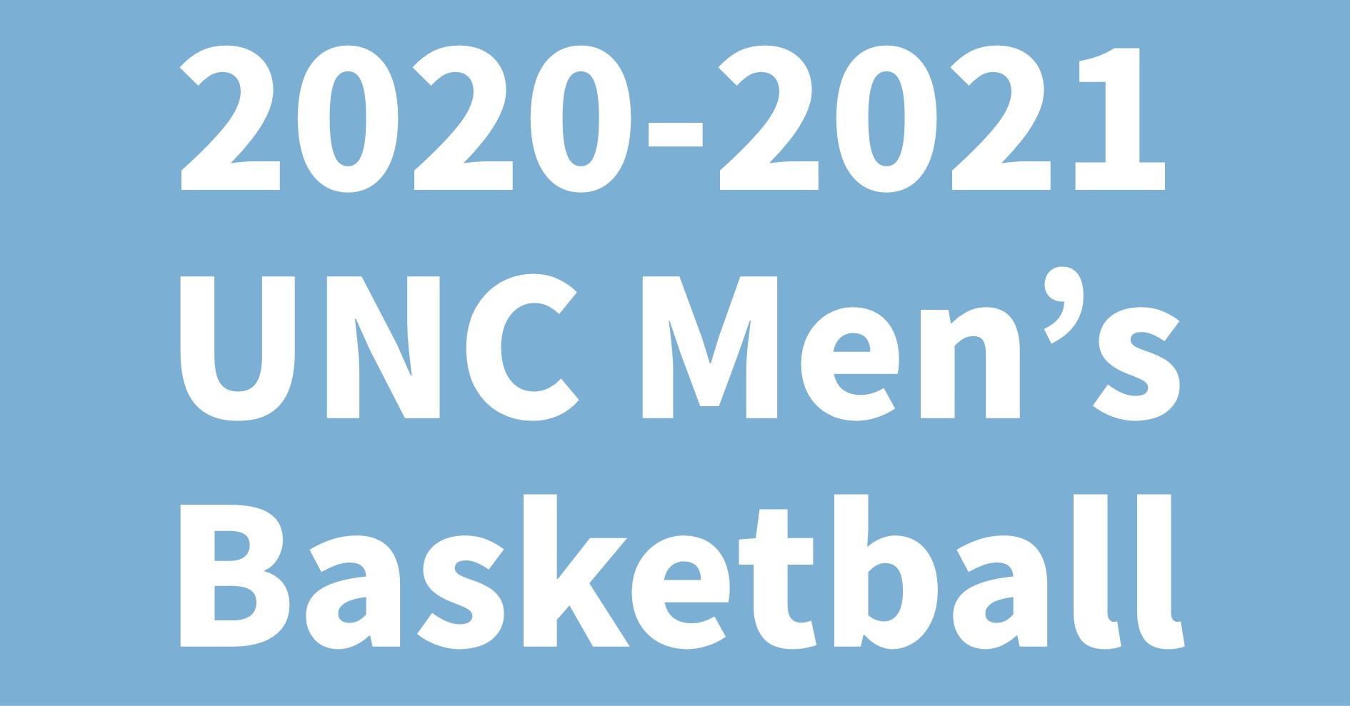 2020-2021 UNC Men's Basketball