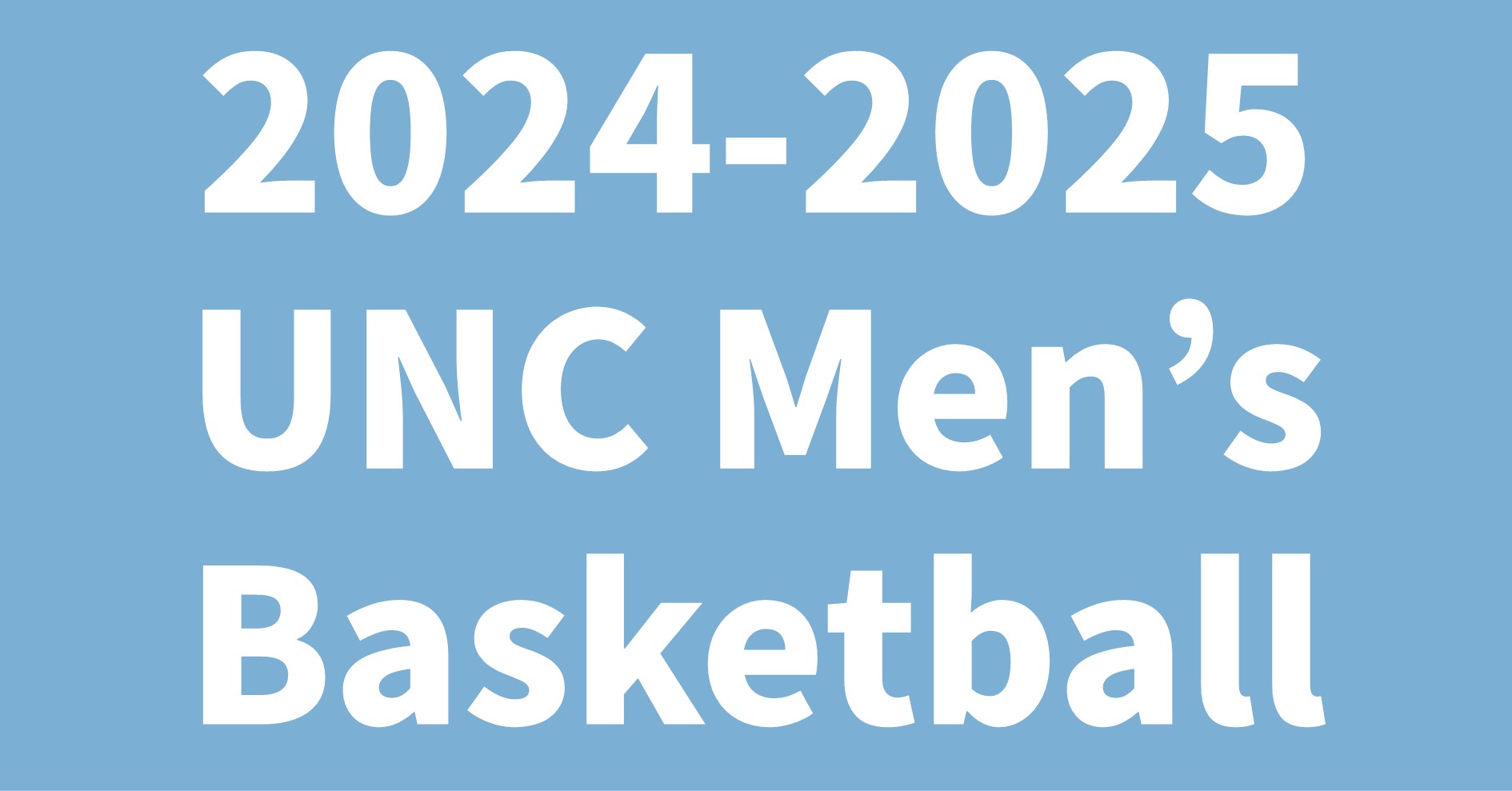 2024-2025 UNC Men's Basketball