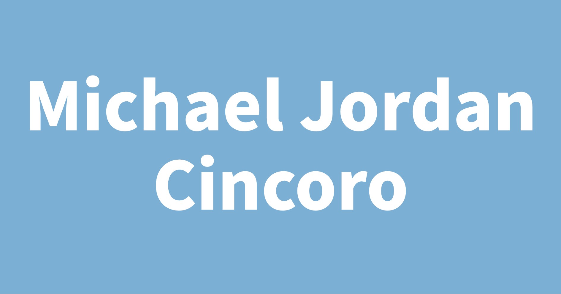 Michael Jordan Cincoro