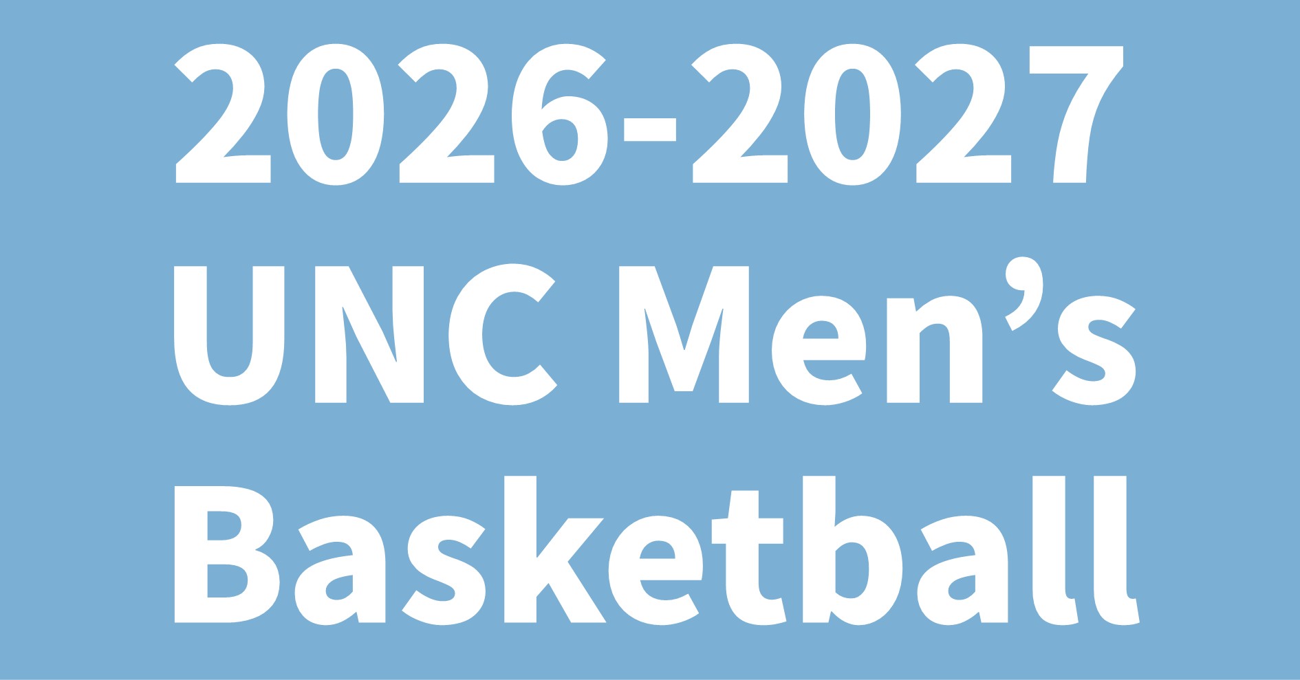 2026-2027 UNC Men's Basketball